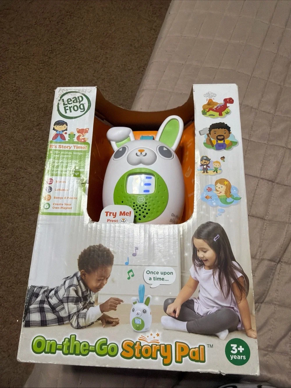 Rare! LeapFrog On-the-Go Story Pal Bunny, New in Box (Discontinued) Kidcore Fun